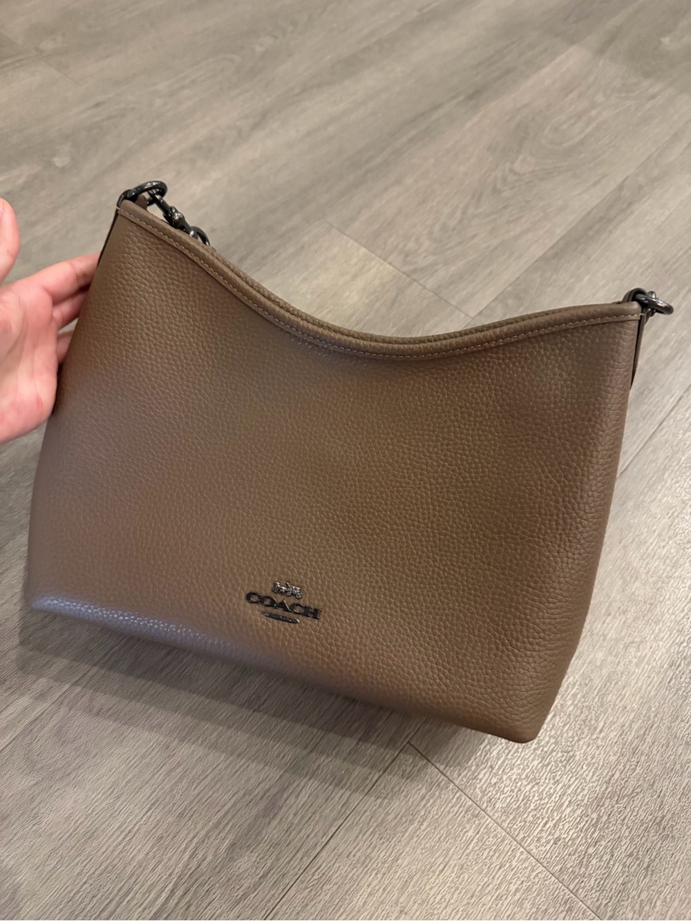 Coach Laurel Shoulder Bag in Taupe - Picture 2 of 8